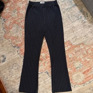 Urban Outfitters Blue and Black Pinstripe Pants